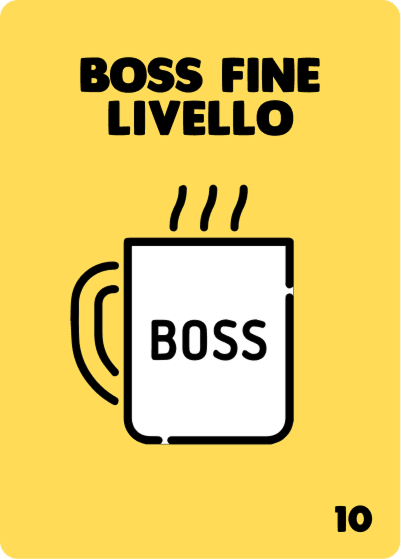 Carta Boss Fine Livello