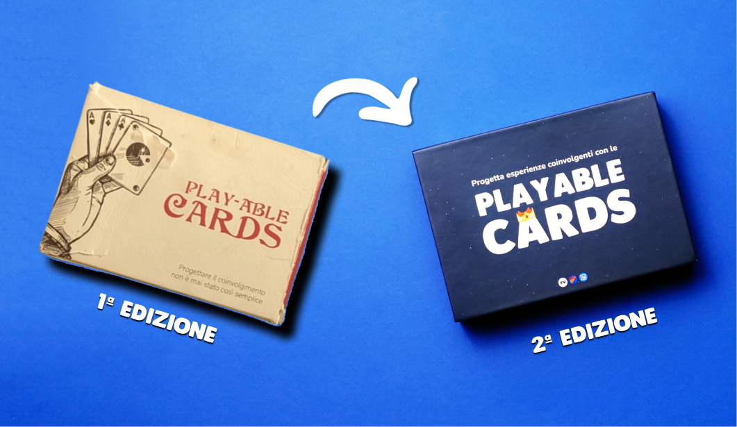 Confronto Playable Cards 1ª e 2ª Edizione